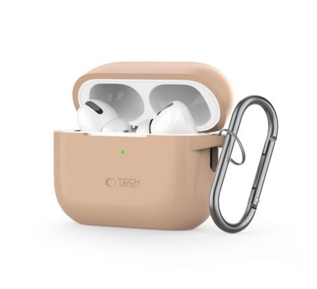 KRYT TECH-PROTECT SILICONE HOOK APPLE AirPODS PRO 1 / 2 CAFE LATTE