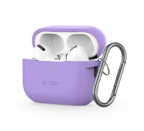 KRYT TECH-PROTECT SILICONE HOOK APPLE AirPODS PRO 1 / 2 LAVENDER