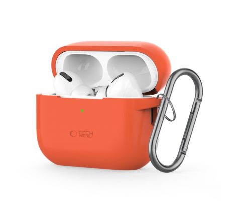 KRYT TECH-PROTECT SILICONE HOOK APPLE AirPODS PRO 1 / 2 NEON ORANGE