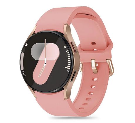 ŘEMÍNEK TECH-PROTECT SILICONE SAMSUNG GALAXY WATCH 4 / 5 / 5 PRO / 6 / 7 / FE DUSTY PINK