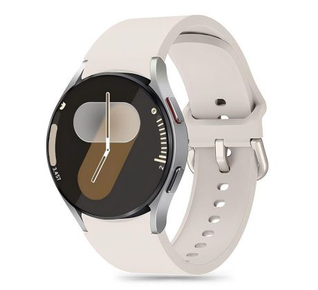 ŘEMÍNEK TECH-PROTECT SILICONE SAMSUNG GALAXY WATCH 4 / 5 / 5 PRO / 6 / 7 / FE STARLIGHT