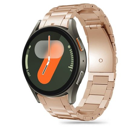 ŘEMÍNEK TECH-PROTECT STAINLESS SAMSUNG GALAXY WATCH 4 / 5 / 5 PRO / 6 / 7 / FE BLUSH GOLD