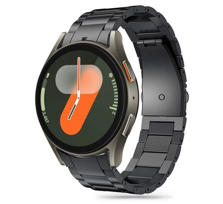 ŘEMÍNEK TECH-PROTECT STAINLESS SAMSUNG GALAXY WATCH 4 / 5 / 5 PRO / 6 / 7 / FE BLACK