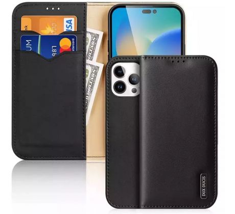 DUX DUCIS wallet  HIVO  iPhone 15 Pro cerný