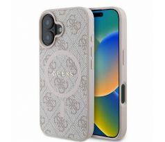 GUESS   iPhone 16 Pro Max s MagSafe GUHMP16XG4GFRK (PU 4G Ring Classic Logo) cerný