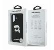 KARL LAGERFELD   iPhone 16 s MagSafe KLHMP16SSKHPPLK (Sil KL Head Print) cerný