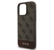 GUESS   iPhone 16 Pro Max GUHCP16XG4GLBR (PC/TPU 4G PU Bottom Stripe) hnedý