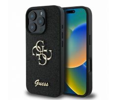 GUESS   iPhone 16 Pro GUHCP16LHG4SGK (Fixed Glitter Big 4G) cerný