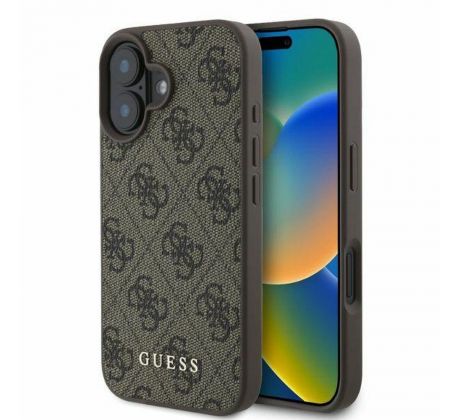 GUESS   iPhone 16 GUHCP16SG4GFBR (PU 4G Classic) hnedý