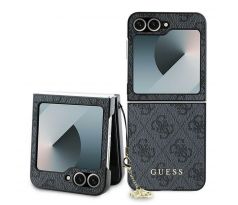 GUESS   Samsung Galaxy Z Flip 6 GUHCZF6GF4GGR (HC PU 4G Charm) cerný