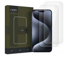 OCHRANNÉ TVRZENÉ SKLO HOFI GLASS PRO+ 2-PACK iPhone 16 Pro CLEAR