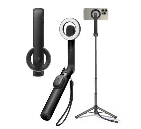 SELFIE TYČ SPIGEN S571W MAGSAFE BLUETOOTH SELFIE STICK TRIPOD BLACK