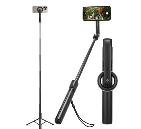 SELFIE TYČ SPIGEN S580W MAGSAFE BLUETOOTH SELFIE STICK LONG TRIPOD BLACK