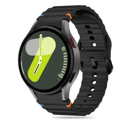 ŘEMÍNEK TECH-PROTECT SILICONE SPORT SAMSUNG GALAXY WATCH 4 / 5 / 5 PRO / 6 / 7 / FE BLACK