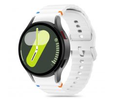 ŘEMÍNEK TECH-PROTECT SILICONE SPORT SAMSUNG GALAXY WATCH 4 / 5 / 5 PRO / 6 / 7 / FE WHITE