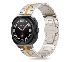 ŘEMÍNEK TECH-PROTECT STAINLESS LINE SAMSUNG GALAXY WATCH ULTRA (47 mm) TITANIUM/ORANGE