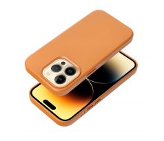 LEATHER MAG COVER   iPhone 16 Plus orange