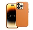 LEATHER MAG COVER   iPhone 16 Plus orange