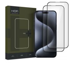 2PACK SET OCHRANNÝCH TVRZENÝCH SKEL HOFI GLASS PRO+ 2-PACK iPhone 16 BLACK