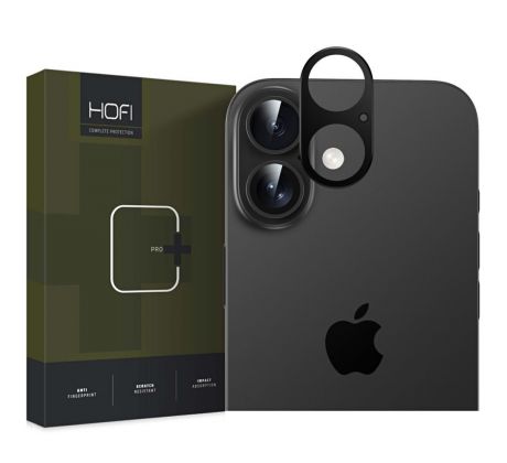 OCHRANA ZADNÍ KAMERY HOFI ALUCAM PRO+ iPhone 16 / 16 Plus BLACK