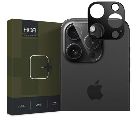 OCHRANA ZADNÍ KAMERY HOFI ALUCAM PRO+ iPhone 16 Pro / 16 Pro Max BLACK