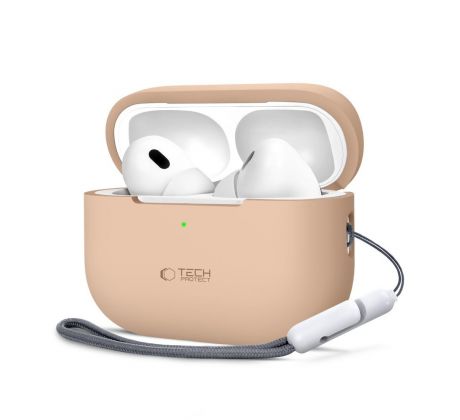 KRYT TECH-PROTECT SILICONE APPLE AirPODS PRO 1 / 2 CAFFE LATTE