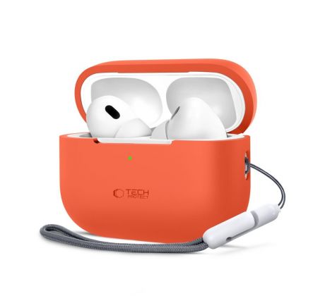 KRYT TECH-PROTECT SILICONE APPLE AirPODS PRO 1 / 2 NEON ORANGE