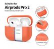 KRYT TECH-PROTECT SILICONE APPLE AirPODS PRO 1 / 2 NEON ORANGE