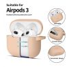 KRYT TECH-PROTECT SILICONE HOOK APPLE AirPODS 3 CAFFE LATTE