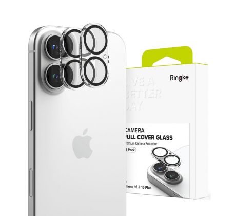 2KS V BALENÍ, SET 2 SKEL ZADNÍ KAMERY RINGKE CAMERA PROTECTOR 2-PACK iPhone 16 / 16 Plus CLEAR