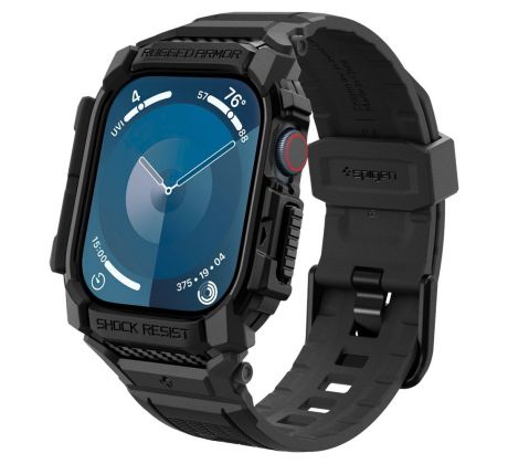 ŘEMÍNEK SPIGEN RUGGED ARMOR ”PRO” APPLE WATCH 10 (42 mm) MATTE BLACK