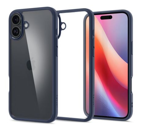 KRYT SPIGEN ULTRA HYBRID iPhone 16 NAVY BLUE