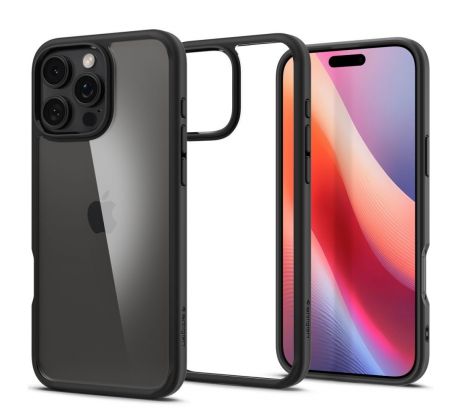 KRYT SPIGEN ULTRA HYBRID iPhone 16 Pro MATTE BLACK