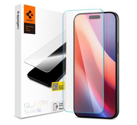 OCHRANNÉ TVRZENÉ SKLO SPIGEN GLAS.TR SLIM iPhone 16 Pro Max CLEAR