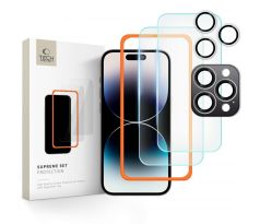 3PACK OCHRANNÝCH SKEL TECH-PROTECT SUPREME SET 3-PACK iPhone 16 Pro CLEAR