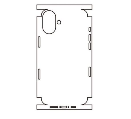 Hydrogel - zadní ochranná fólie - iPhone 16 Plus