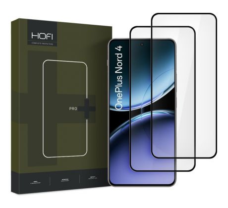 2PACK SET OCHRANNÝCH TVRZENÝCH SKEL HOFI GLASS PRO+ 2-PACK OnePlus Nord 4 BLACK