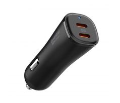 CIGARETOVÝ USB NABÍJEČ DO AUTA SPIGEN EV502 ARCSTATION ESSENTIAL CAR CHARGER 50W BLACK