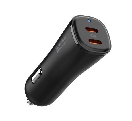 CIGARETOVÝ USB NABÍJEČ DO AUTA SPIGEN EV502 ARCSTATION ESSENTIAL CAR CHARGER 50W BLACK