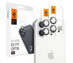 2PACK SET OCHRANNÝCH SKEL NA ZADNÍ KAMERU SPIGEN OPTIK PRO GLAS.TR ”EZ FIT” CAMERA PROTECTOR 2-PACK iPhone 16 / 16 Plus CRYSTAL CLEAR