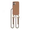 KRYT SE ŠŇŮRKOU/POPRUH NA TĚLO TECH-PROTECT MAGNECKLACE MAGSAFE iPhone 16 CHOCOLATE BROWN