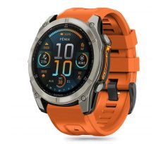 ŘEMÍNEK TECH-PROTECT SILICONE GARMIN FENIX 5X / 5X Plus / 6X / 6X PRO / 7X / 8 (51 mm) ORANGE