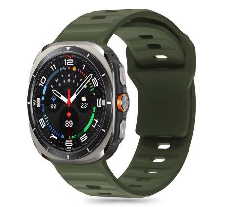 ŘEMÍNEK TECH-PROTECT SILICONE LINE SAMSUNG GALAXY WATCH ULTRA (47 mm) OLIVE GREEN