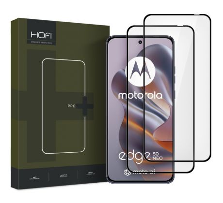 2PACK SET OCHRANNÝCH SKEL HOFI GLASS PRO+ 2-PACK MOTOROLA EDGE 50 NEO BLACK