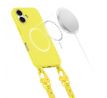 KRYT SE ŠŇŮRKOU/POPRUH NA TĚLO TECH-PROTECT MAGNECKLACE MAGSAFE iPhone 16 CANARY YELLOW