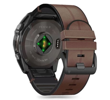 ŘEMÍNEK TECH-PROTECT SILICONE PU GARMIN FENIX 5X / 5X Plus / 6X / 6X PRO / 7X / 8 (51 mm) BROWN