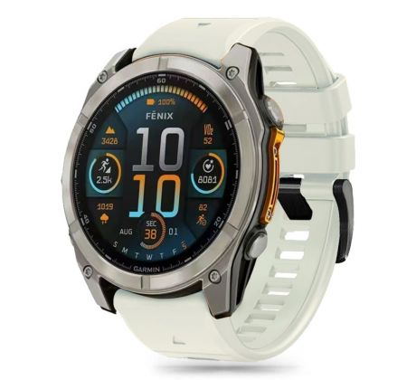 ŘEMÍNEK TECH-PROTECT SILICONE LINE GARMIN FENIX 5X / 5X Plus / 6X / 6X PRO / 7X / 8 (51 mm) TITANIUM