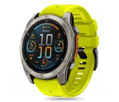 ŘEMÍNEK TECH-PROTECT SILICONE LINE GARMIN FENIX 5X / 5X Plus / 6X / 6X PRO / 7X / 8 (51 mm) LIME