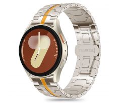 ŘEMÍNEK TECH-PROTECT STAINLESS LINE SAMSUNG GALAXY WATCH 4 / 5 / 5 PRO / 6 / 7 / FE TITANIUM/ORANGE