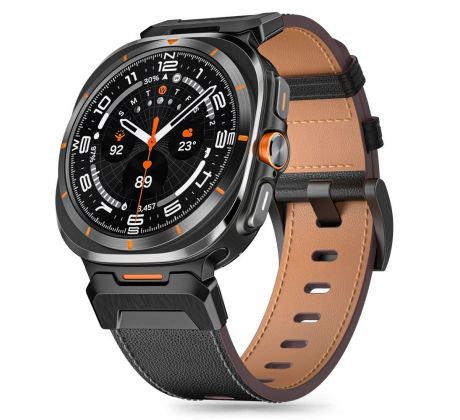 ŘEMÍNEK TECH-PROTECT DELTA PRO SAMSUNG GALAXY WATCH ULTRA (47 mm) LEATHER BLACK